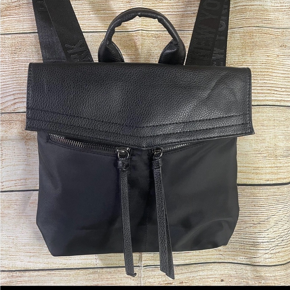 Botkier Black Leather Backpack